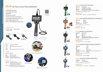 VS-P FHD Touch Industrial Endoscope Brochure